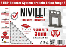 Lade das Bild in den Galerie-Viewer, NIVILLI KEILY - 500x Laschen - Nivellier-Zubehör