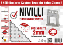 Lade das Bild in den Galerie-Viewer, NIVILLI KEILY - 500x Laschen - Nivellier-Zubehör