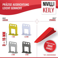 Lade das Bild in den Galerie-Viewer, NIVILLI KEILY - 500x Laschen - Nivellier-Zubehör
