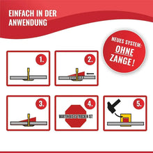 Lade das Bild in den Galerie-Viewer, NIVILLI KEILY - Starter-Set XL 1,5mm - 500x Laschen + 300x Keile - Nivellier-Zubehör