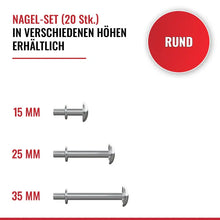 Lade das Bild in den Galerie-Viewer, NIVILLI NAIL Nagelzubehör RUNDKOPF für NIVILLI WORK