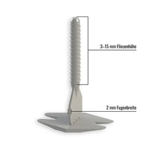 Lade das Bild in den Galerie-Viewer, NIVILLI SPINNY - Spin Tabs - 1mm 1,5mm 2mm 3mm Laschen (3-15mm) - 2.00mm - Nivellier-Zubehör