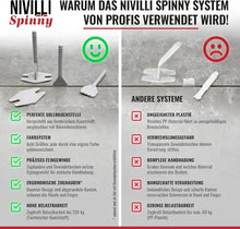 Load image into Gallery viewer, NIVILLI SPINNY - Spin Tabs - Laschen - 3mm (8-25mm) – BIG Pack 700Stk. / Fliesen Nivelliersystem - 3.00mm