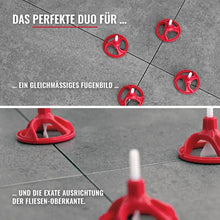 Lade das Bild in den Galerie-Viewer, NIVILLI SPINNY - Spin Tabs - Laschen - 4mm (8-25mm) – BIG Pack 700Stk. / Fliesen Nivelliersystem - 4.00mm