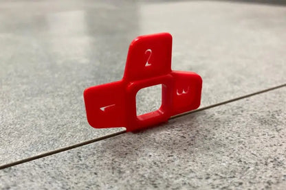 Nivilli MULTI-SPACER 4in1 Fugenabstandshalter rot 100 Stück für 1mm 1,5mm 2mm & 3 mm Fugen - Zubehör