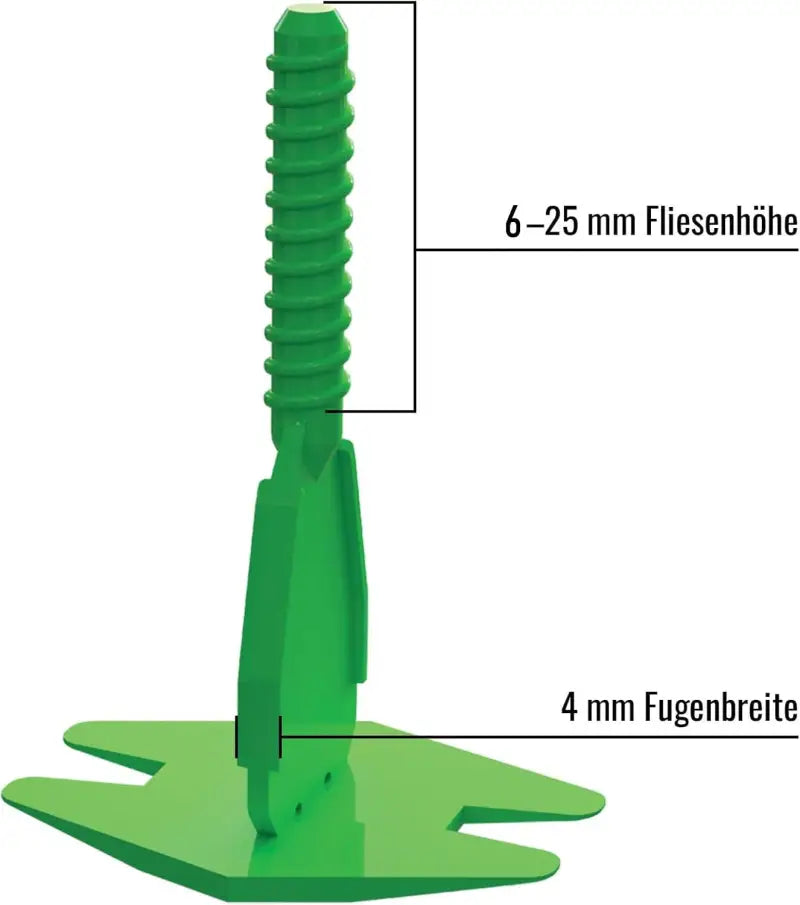 NIVILLI SPINNY PRO - Starter-Set 4mm (6-25mm) - 150 Spin-Tabs + 75 Spin-Caps - Nivellier-Zubehör