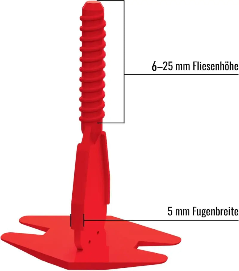 NIVILLI SPINNY PRO - Starter-Set 5mm (6-25mm) - 150 Spin-Tabs + 75 Spin-Caps - Nivellier-Zubehör