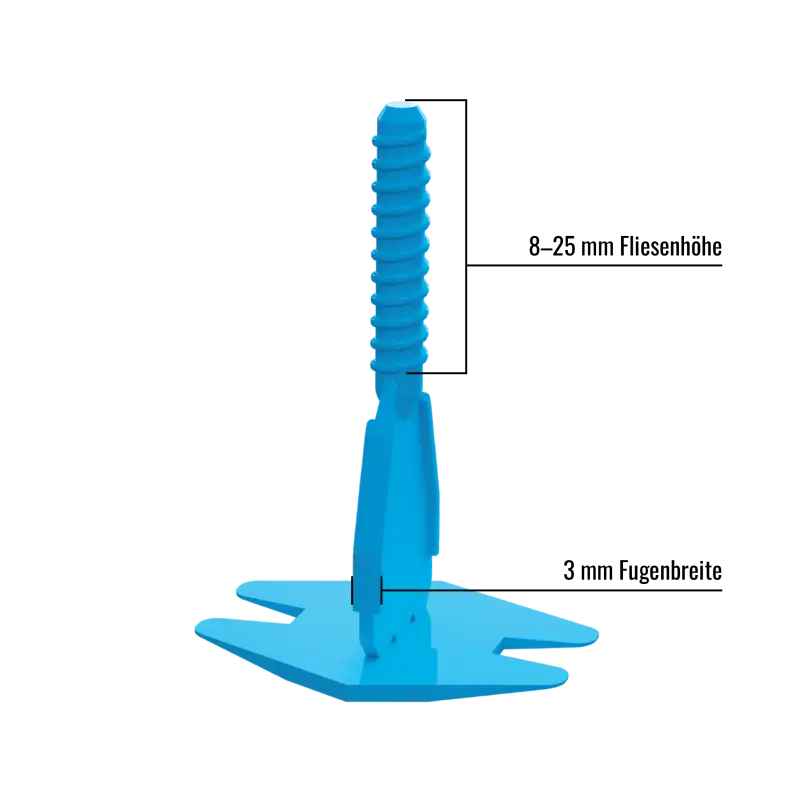 NIVILLI SPINNY - Spin Tabs - 2mm 3mm 4mm 5mm Laschen (8-25mm) - 3.0mm - Nivellier-Zubehör