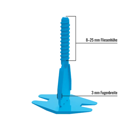 NIVILLI SPINNY - Spin Tabs - 2mm 3mm 4mm 5mm Laschen (8-25mm) - 3.0mm - Nivellier-Zubehör