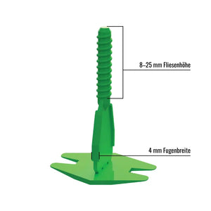 NIVILLI SPINNY - Spin Tabs - 2mm 3mm 4mm 5mm Laschen (8-25mm) - 4.0mm - Nivellier-Zubehör