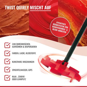 NIVILLI TWIST-QUIRLY - Dissolver-Set Rührwerk/Rührstab - Zubehör