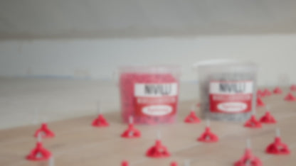 NIVILLI SPINNY - Spin Caps - Capuchons de traction 100 pcs. - convient à tous les Spin-Tabs / système de nivellement de carreaux